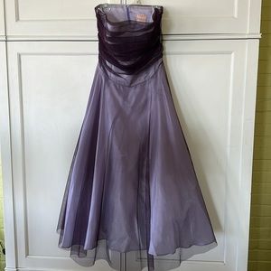 Size 11/12 purple strapless dress